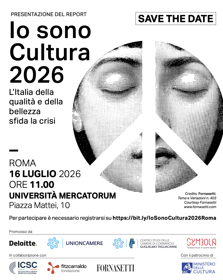 Presentazione del report “Io Sono Cultura 2026”
